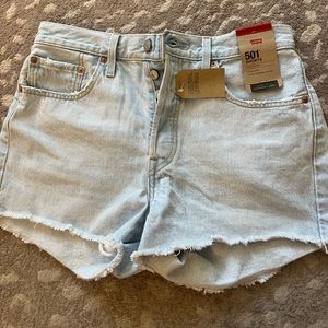 Levi 501 shorts NWT